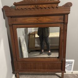 Large Antique Vanity Mirror