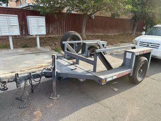 Heavy Duty Hydraulic Tilt Equipment Trailer – Steel Deck