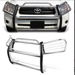 LA Zona Auto Parts 2001 To 2005 Toyota Rav4 Front Bumper Grille Guard Tumba Burro Cromado Chrome Rav 