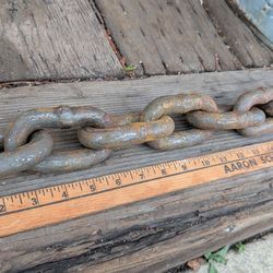 92) Chains 18" Lengths 3/4" Chain 7 Link Sections 5lb Rigging Industrial Nautical Decor Beach Decoration Gym Workout