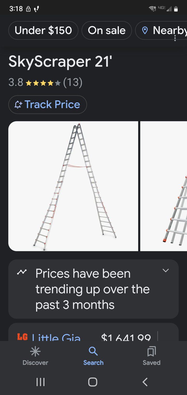Little Giant Skyscraper 10-21 Ft A Frame Ladder  Save Nearly $1000