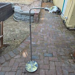 Vintage MCM Chrome Pharmacy Floor Lamp