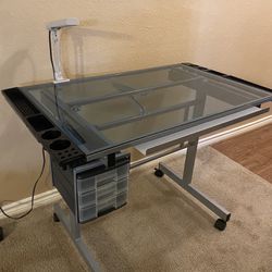 Glass Drafting Table