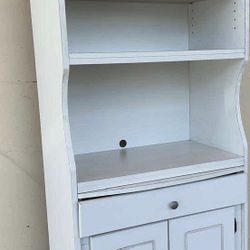 Tall White Kitchen Cabinet
