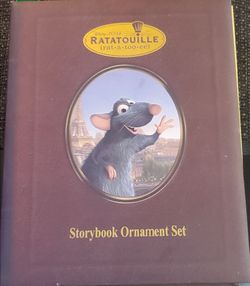 Disney Pixar Ratatouille Storybook Ornament Set