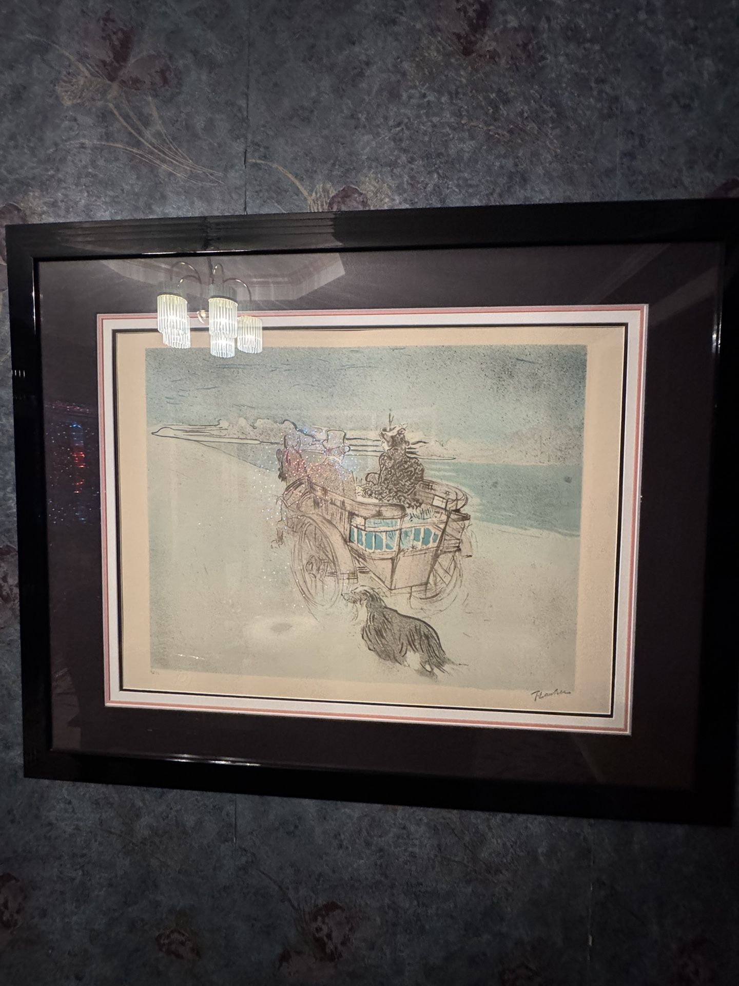 Gaston Haustrate Signed Limited Edition Lithograph (6/275) – Professionally Framed
