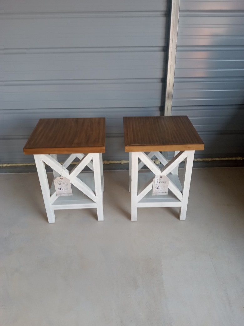 Shanty 2 Chic End Tables ( Free Delivery If Needed)