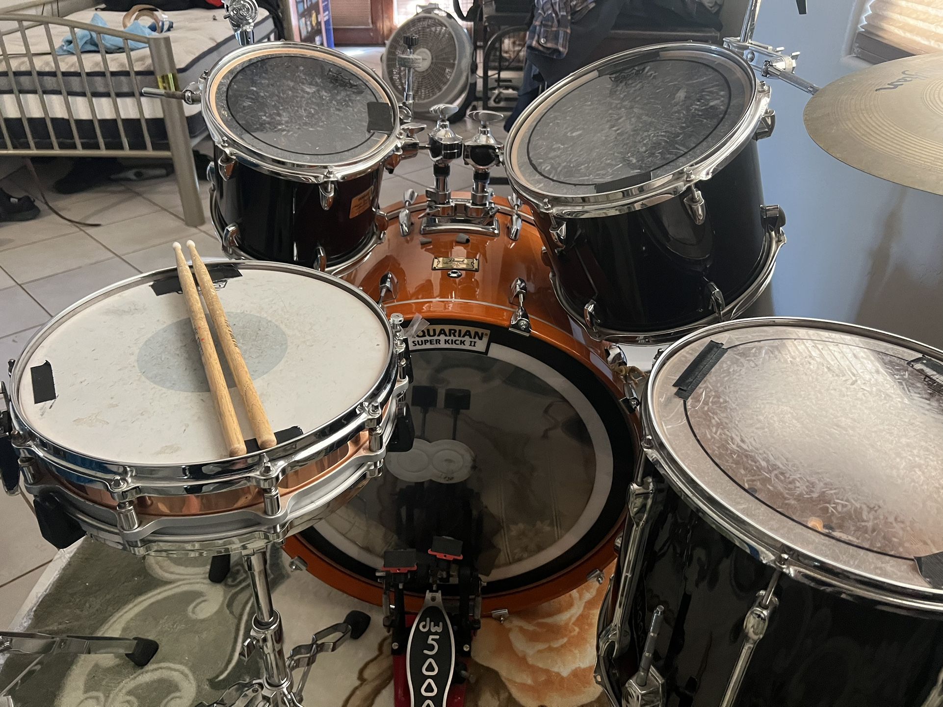 Complete Used Drum Kit – Double Kick Ready!