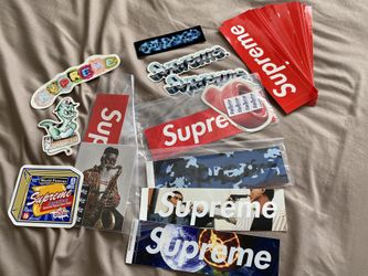 Supreme Stickers from different seasons