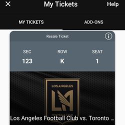 LAFC vs Toronto FC - Oct 8th 7:30 PM