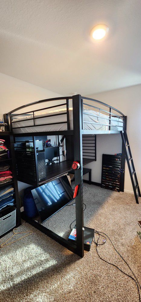 Loft BUNK workstation With BED!