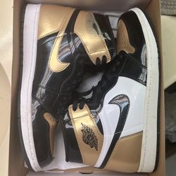 Mens Air Jordan 1 OG Gold Toe Size 11.5