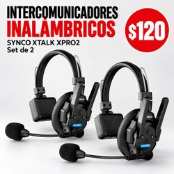 Intercomunicadores inalámbricos SYNCO XTALK XPRO2
