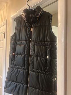 Black winter vest