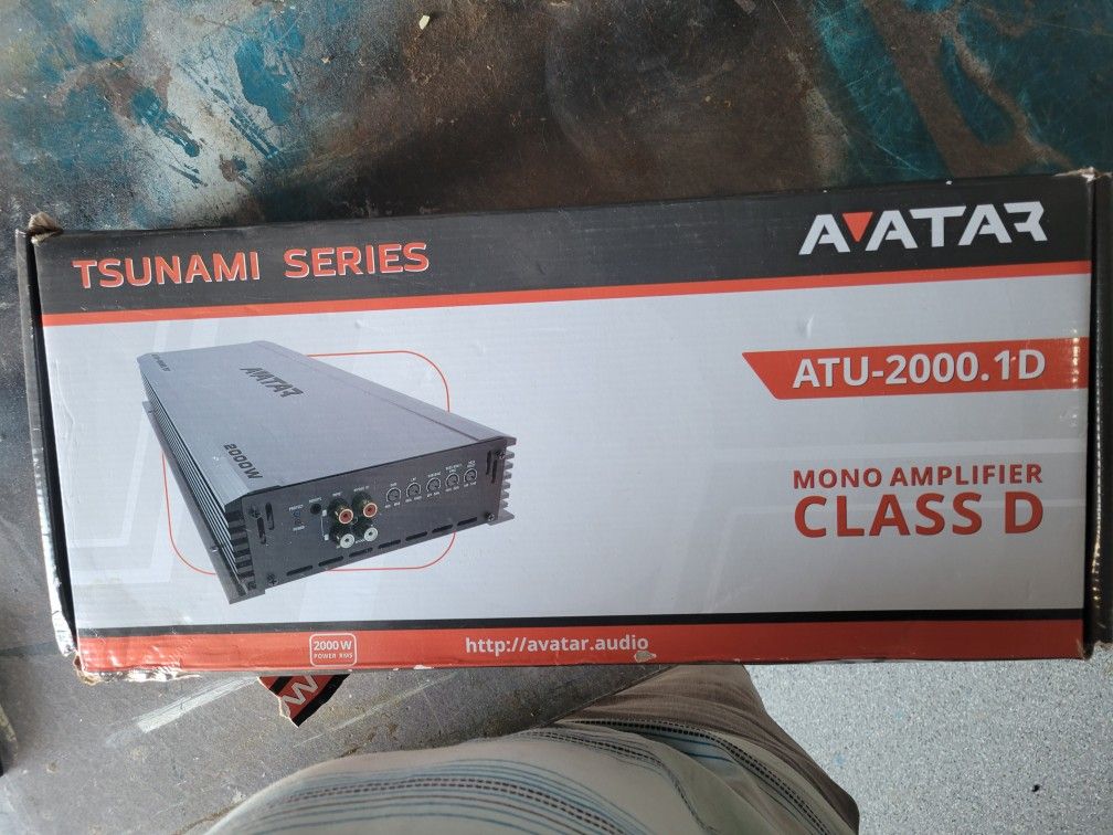AVATAR TSUNAMI Series Mono Amplifier nolifier Class D