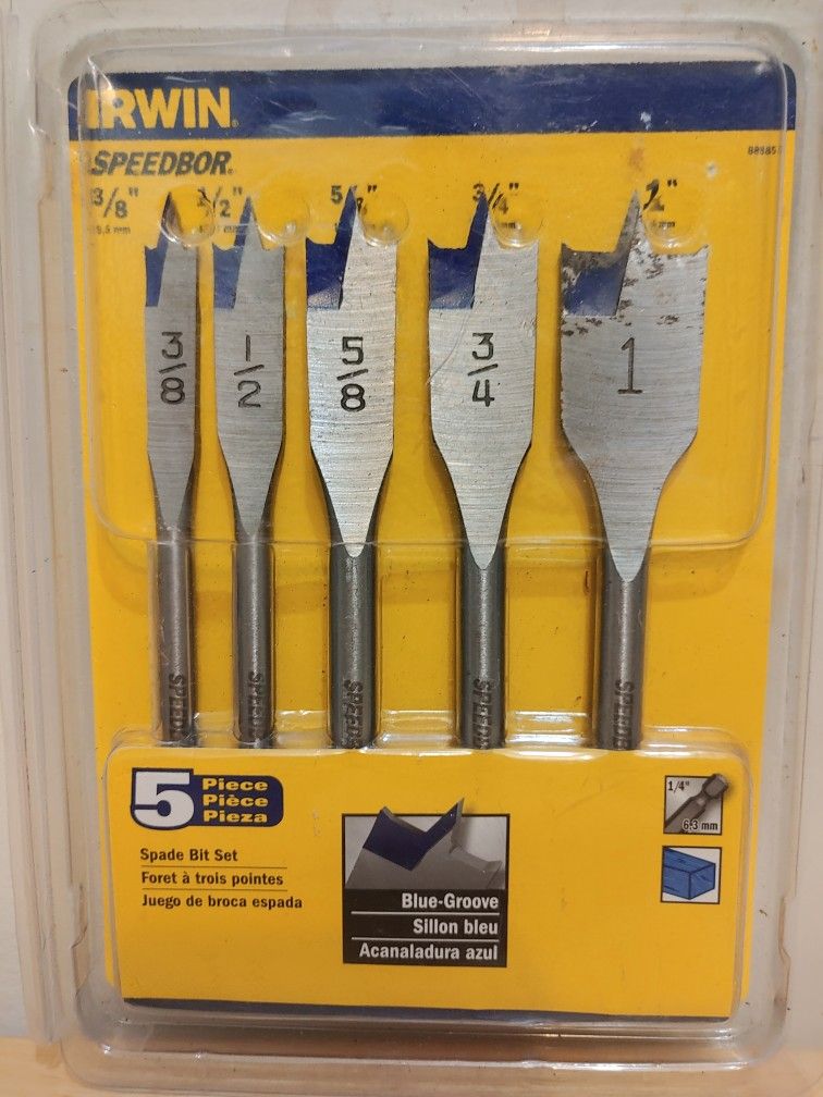 Irwin Speedbor 5 pieces