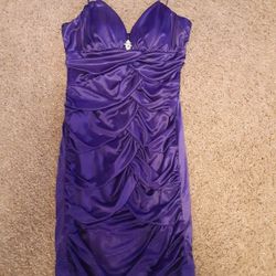 Purple Dress With Spaghetti Straps 