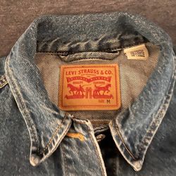 Authentic Levi’s Denim Jacket With Star Embellishments