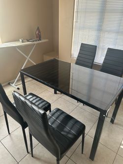 Table with chairs