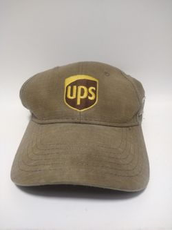 UPS Issue Work Hat (Never Worn) One Size Fits All Velcro Snapback
