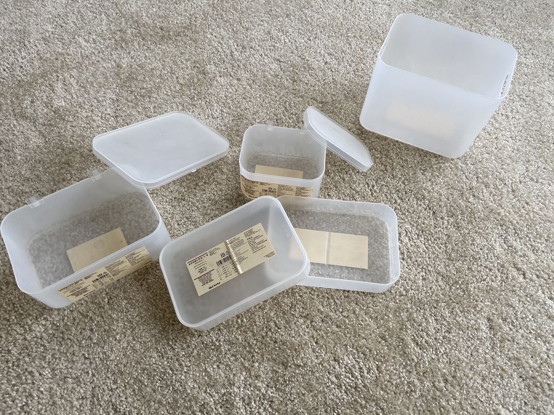 Muji box, storage box, container