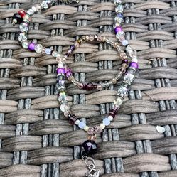 2 Piece Princess Necklace and Bracelet Set, Hand Crafted by Local Artisan