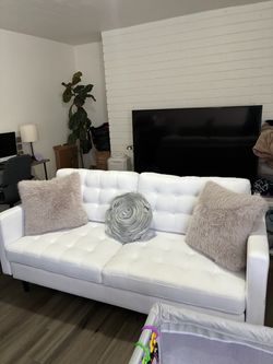 White couch