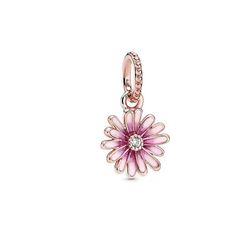 Pandora Pink Daisy Pendant