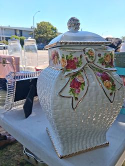 Royal Albert cookie jar