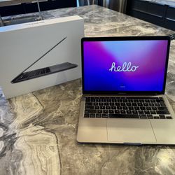 MacBook Pro 13” Two Thunderbolt 3 Ports 2020 (With Charger & Original Box)