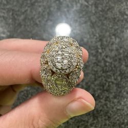 Diamond Gold Ring 7 Carat 