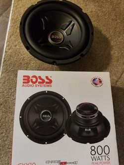 One subwoofer Boss 10"