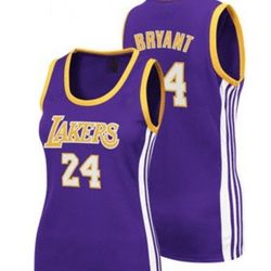 NW Tag, Kobe Bryant #24 Los Angeles Lakers WOMEN Jersey Dreses Purple sz XL 