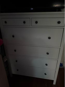 white dresser