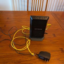 Netgear Cable Modern With Power Adapter 