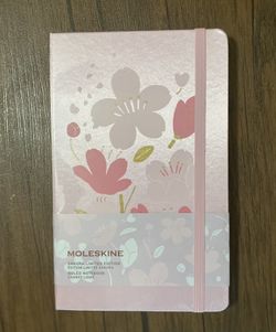 Brand New Moleskine Sakura Limited Edition Pink Hard Cover Lined Notebook