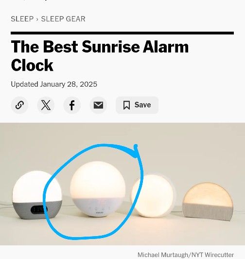 sunrise alarm clock
