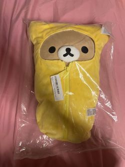 Rilakumma Sleeping Bag plush - large, new with tag, lisenced san-x official merch