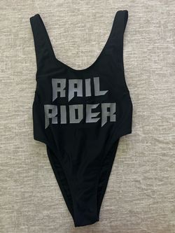 Rail Rider Black One-Piece Swimsuit