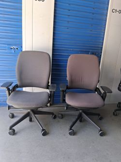 Steelcase leap v 2 $320 each  Fabric Office Chairs with Armrests