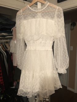White dress