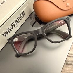 Rayban Meta Wayfarer Gen 2 Large. Clear modified with Video/Picture status light delete