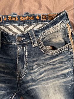 Rock revival men’s jeans sz 34