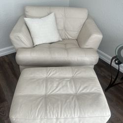 Love Seat with ottoman 