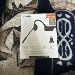 Brand New Sealed OpenComm Bluetooth AfterShokz Headphones