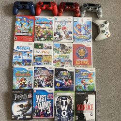 Ps4 Controllers,Nintendo Wii ,ps2 Games 