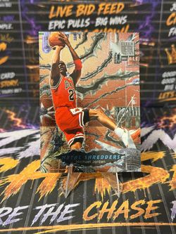 Michael Jordan 1996-97 Fleer Metal Shredders #241 Chicago Bulls Insert