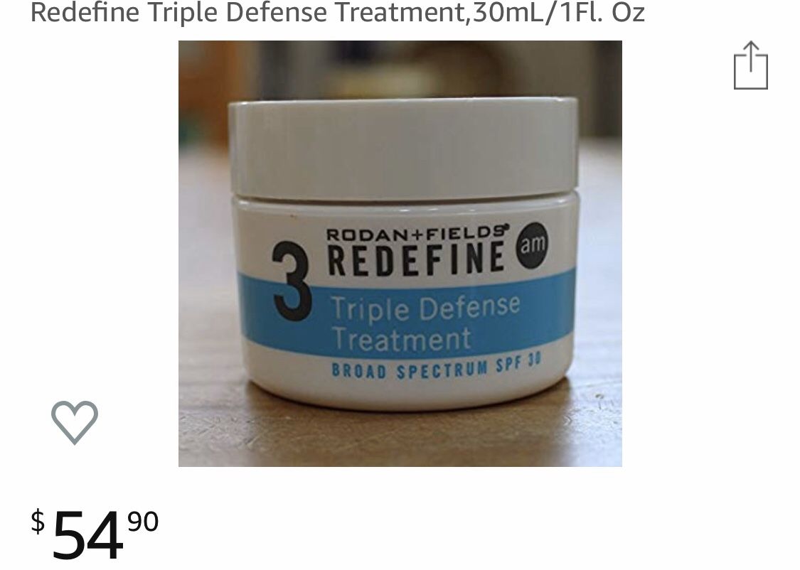 Rodan + Fields Am Triple Defense & PM Redefine Restorative **NEW** Get them both almost 40% less then the price of Amazon!!