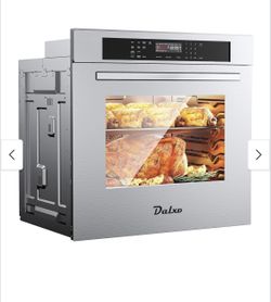Dalxo 30" 5 Cubic Feet Self Cleaning Electric Touch screen Convection Wall Oven - 29.88 in. W X 23.5 in. D X 28.42 in. H