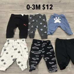 0-3M Baby Boy Pants